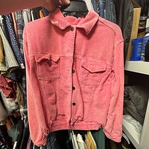 PINK POL JEAN JACKET!